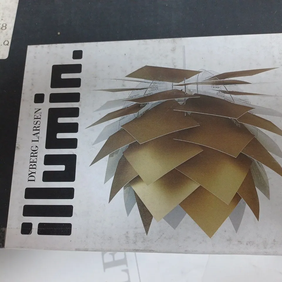BOXED DYBERG LARSEN ILLUMIN 1 LIGHT MINI PENDANT GOLD