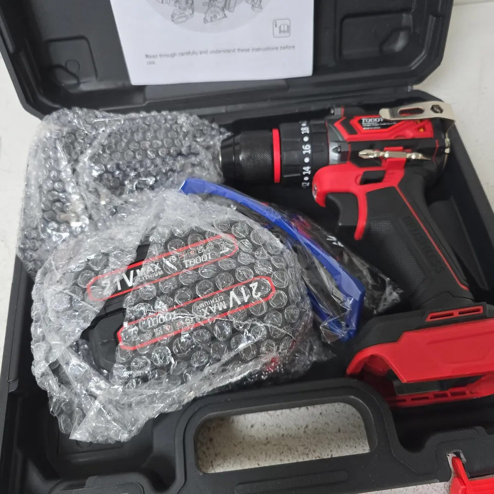 TQOQT LITHIUM ELECTRIC DRILL IN CASE