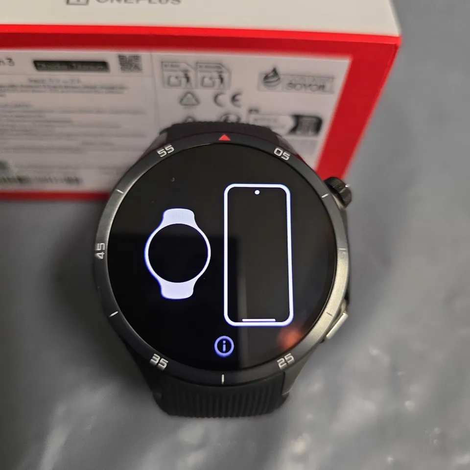 BOXED ONEPLUS WATCH 3 IN OBSIDIAN TITANIUM - OPWWE251