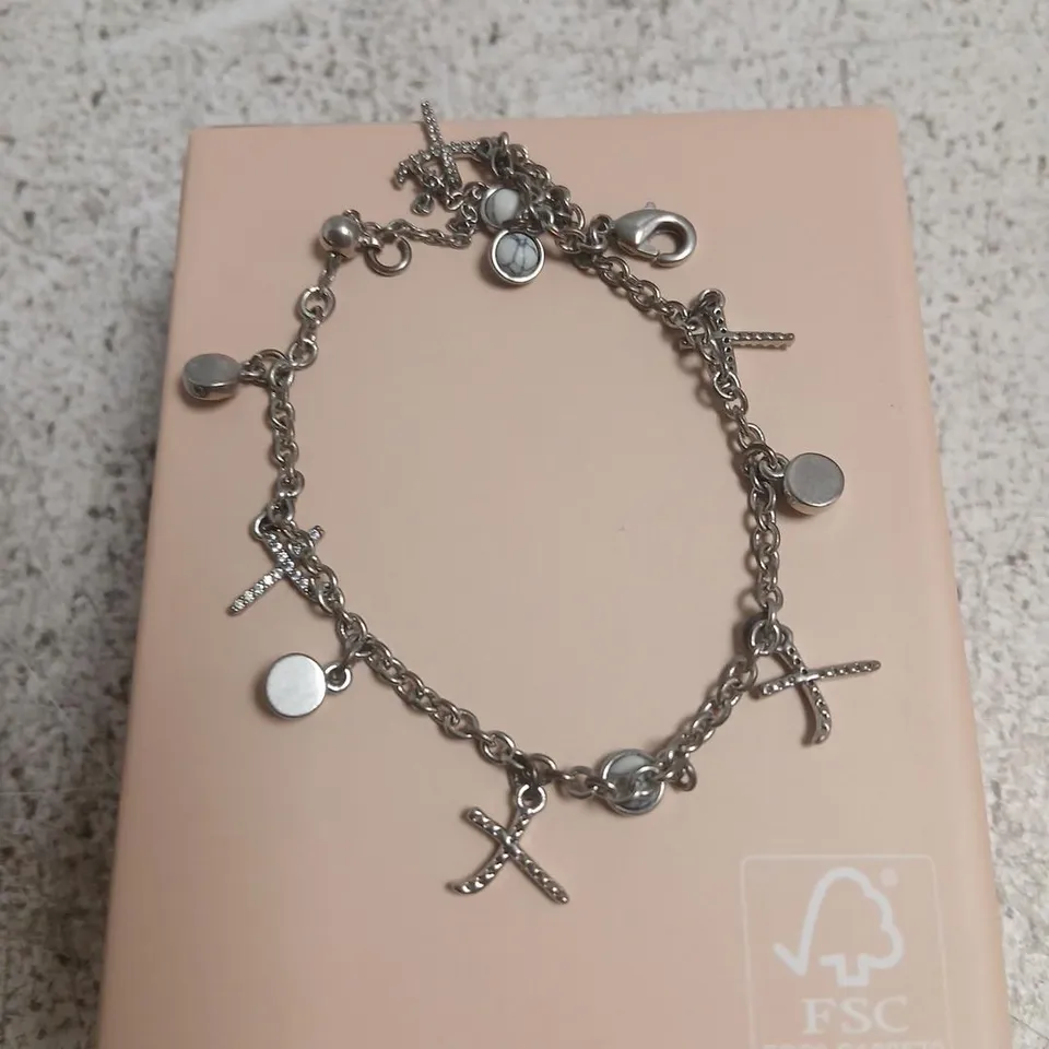 TESS DALY MY JEWELLERY LIST XO KISSES SEMI PRECIOUS BRACELET 