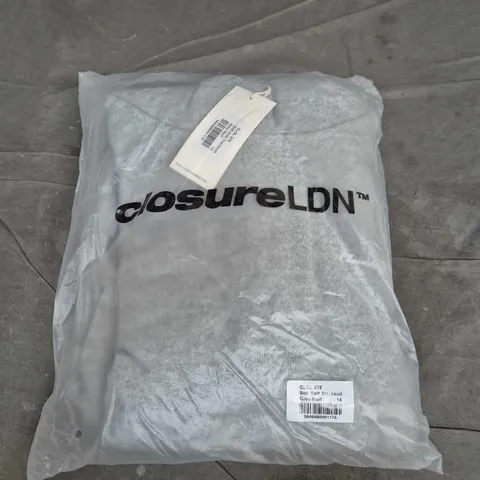 BAGGED CLOSURELDN SOFT TRACKSUIT IN GREY MARL - SIZE 14