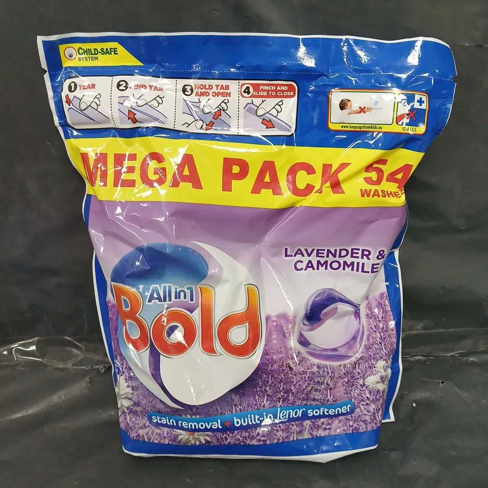 SEALED BOLD ALL IN 1 WASHING PODS MEGA PACK - COLLECTION ONLY 