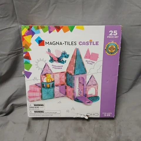 BOXED MAGNA-TILE 25-PIECE CASTLE