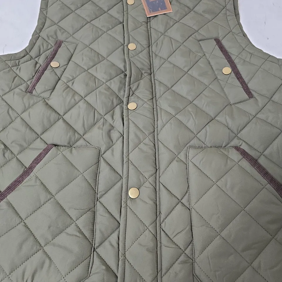 ARCTIC STORM STK HUGH GILET JACKET, OLIVE GREEN - SIZE XL