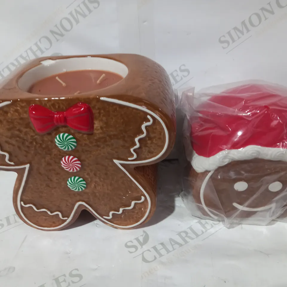 HOMEWORX BY HARRY SLATKIN & CO. CERAMIC GINGERBREAD MAN
