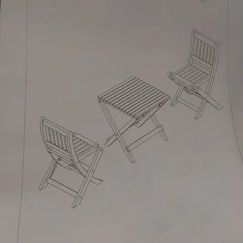 BOXED VIDAXL MINI BISTRO SET