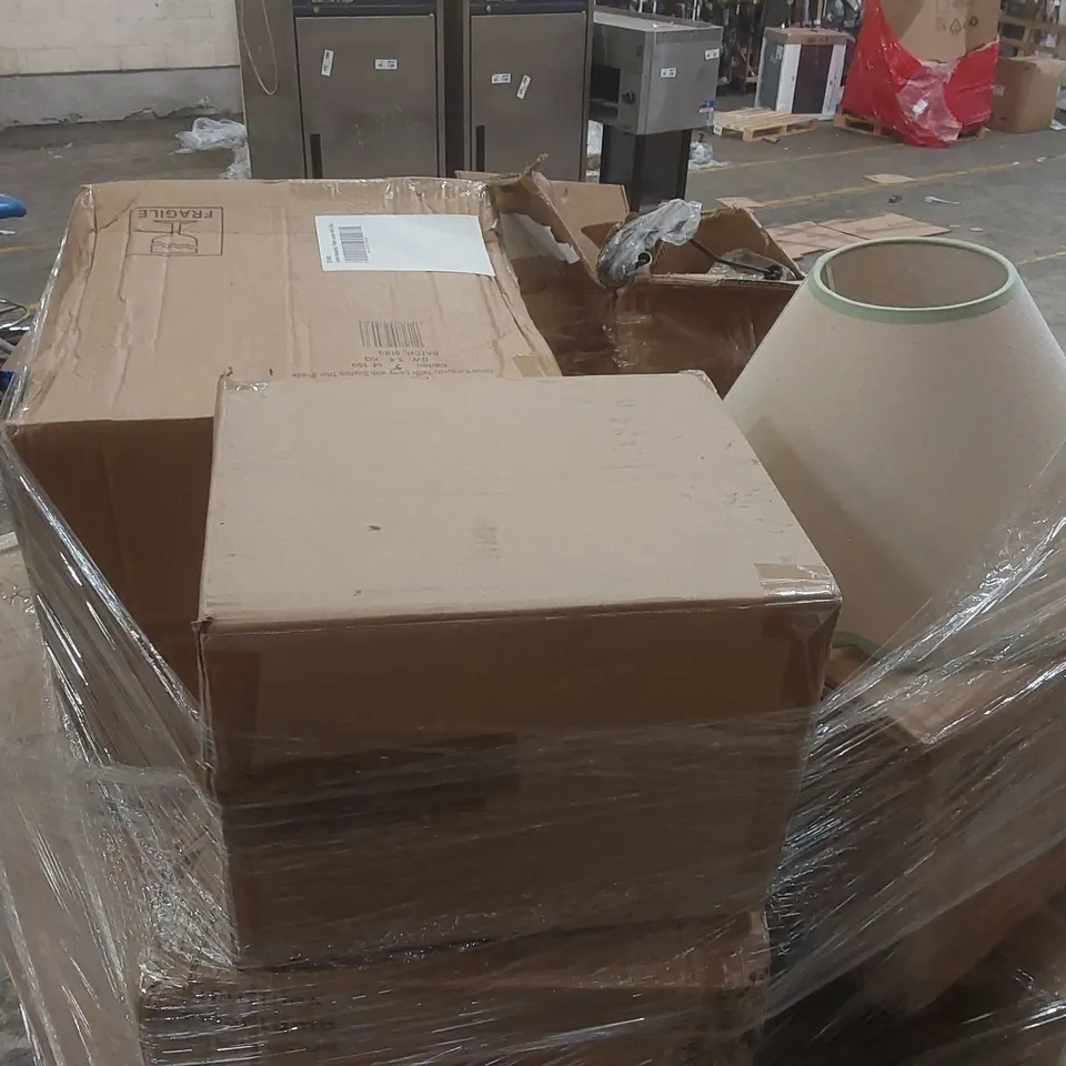PALLET CONTAINING A VERY LARGE QUANTITY OF ASSORTED LIGHTING ITEMS
