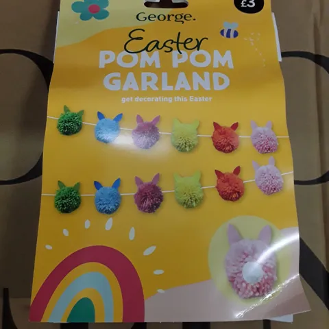 PALLET OF APPROXIMATELY 55 BOXES EACH CONTAINING 6 EASTER POM POM GARLANDS