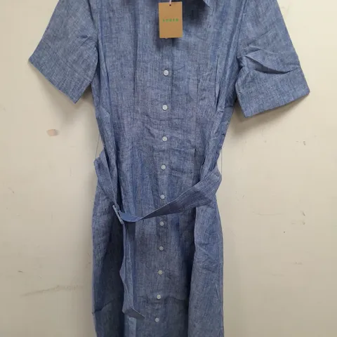 BODEN BELTED LONG LINE DRESS - UK 10 R