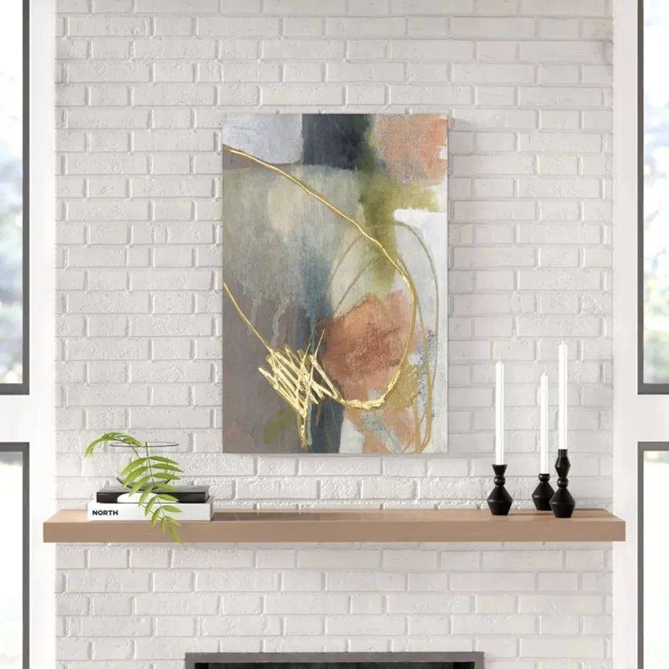 BOXED BURNISHED LOOPS II BY JENNIFER GOLD