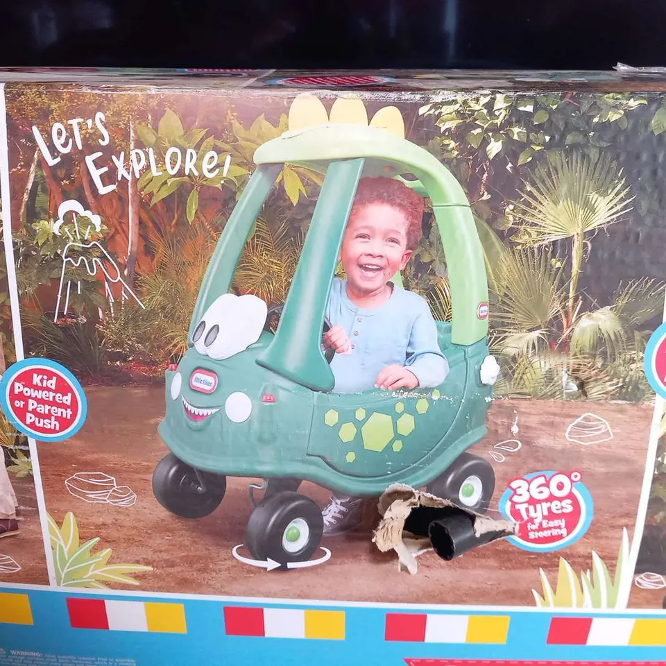 LITTLE TIKES COZY COUPE DINO - COLLECTION ONLY 
