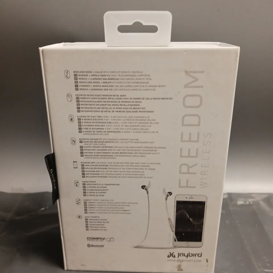 JAYBIRD FREEDOM WIRELESS SECURE FIT SWEATPROOF EARPHONES