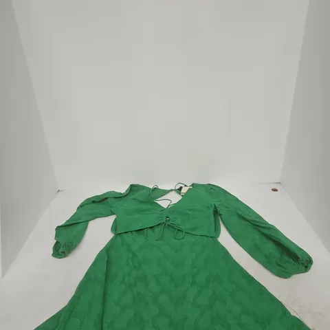 NOBODY'S CHILD NICOLE BRODERIE MINI EMBROIDERED DRESS β UK 16
