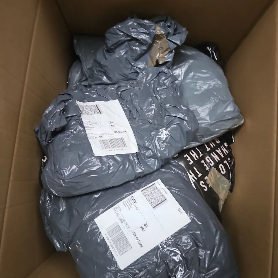 APPROXIMATELY 20 ASSORTED CLOTHING ITEMS IN VARIOUS STYLES AND SIZES 