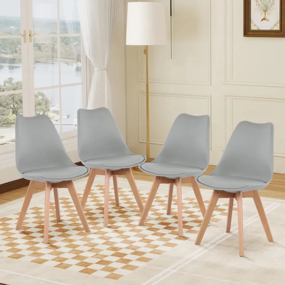 BOXED NERO UPHOLSTERED SIDE CHAIR