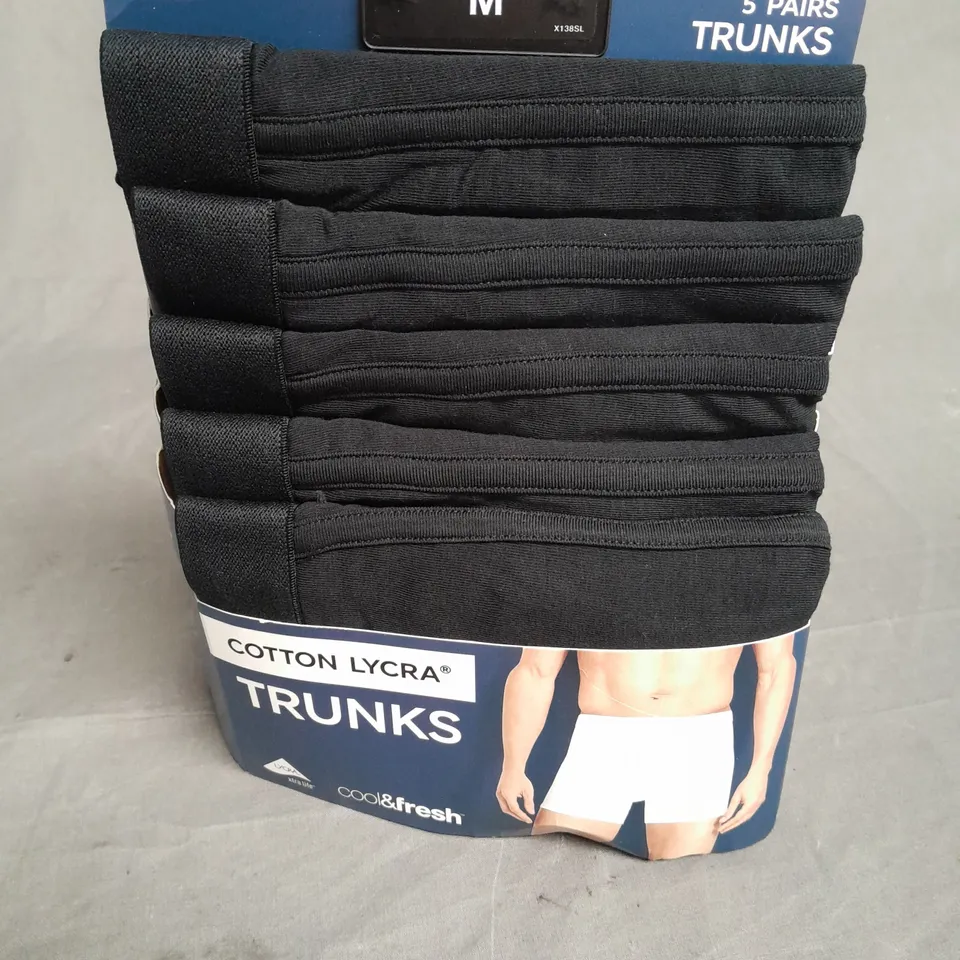 M&S COTTON LYCRA TRUNKS - MEDIUM