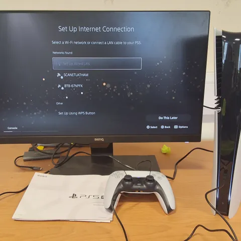 BOXED SONY PLAYSTATION 5 PRO 2TB DISC FREE CONSOLE WITH LEADS AND CONTROLLER- CFI-7021