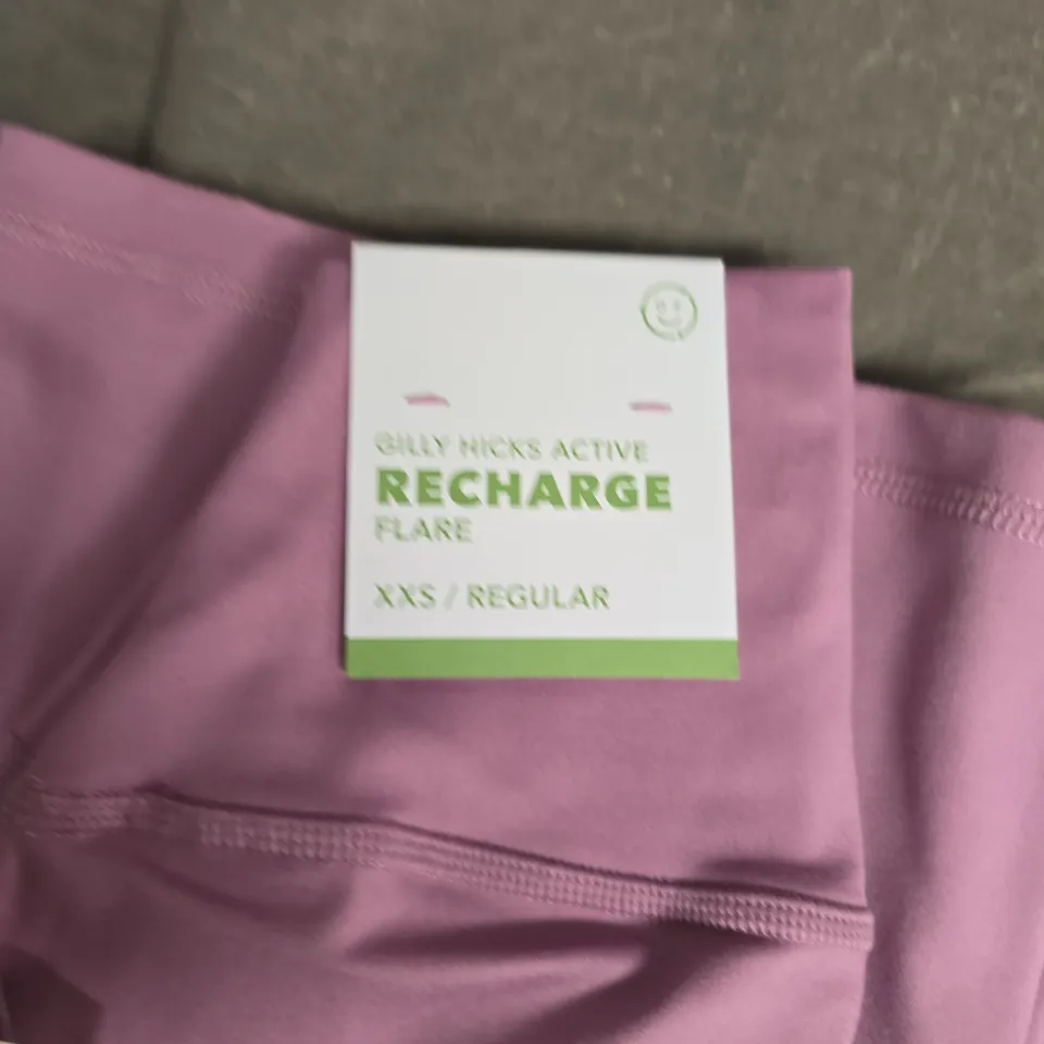 GILLY HICKS RECHARGE FLARE LEGGINGS – UK XXS (XXS/REGULAR), MADE IN JORDAN