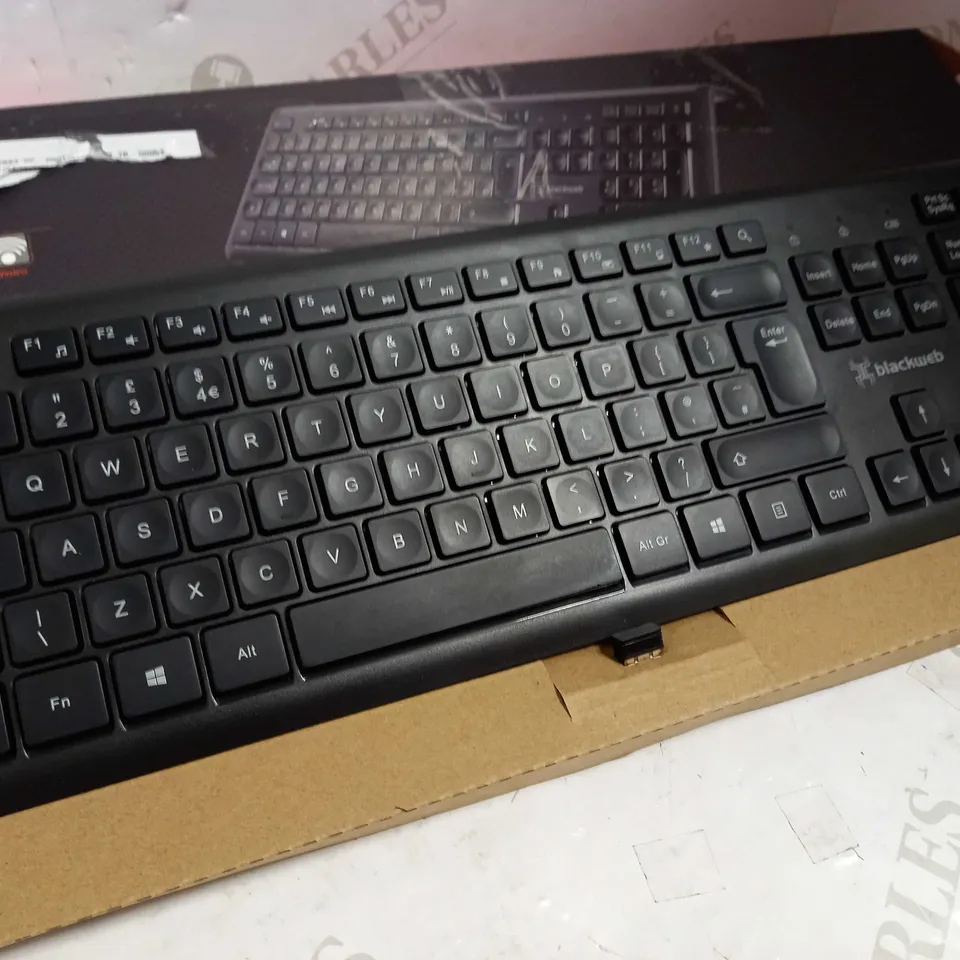BLACKWEB WIRELESS SILENT KEYBOARD 