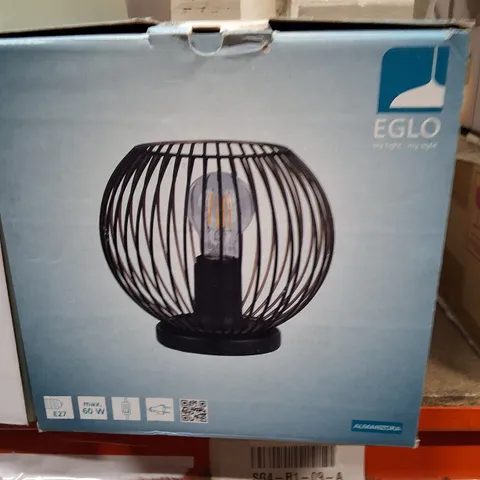 BOXED EGLO ALMANZORA PENDANT LAMP – SPHERE CAGE, Ø200 MM X 186 MM, E27 SOCKET