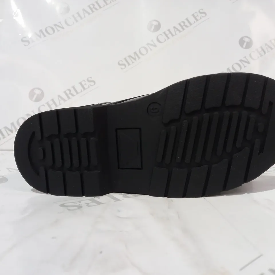 E-VIE ANGEL SCHOOL KIDS BLACK SHOES SIZE 9