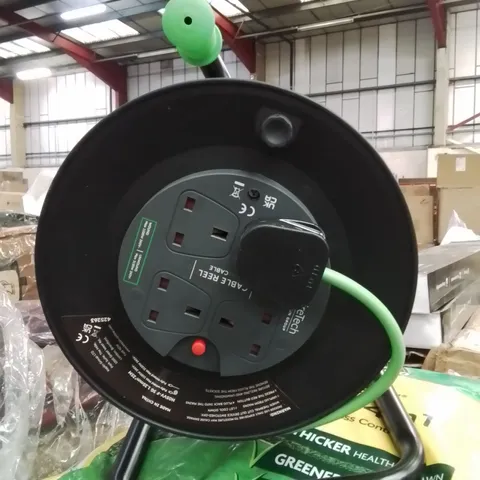DESIRETECH 25m 4 SOCKET CABLE REEL 