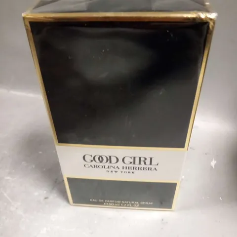 BOXED AND SEALED GOOD GIRL CAROLINA HERRERA NEW YORK EAU DE PARFUM 50ML