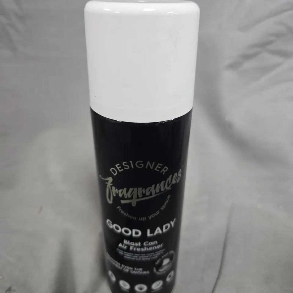 11 DESIGNER FRAGRANCES GOOD LADY BLAST CAN AIR FRESHENERS (11X300ML) 