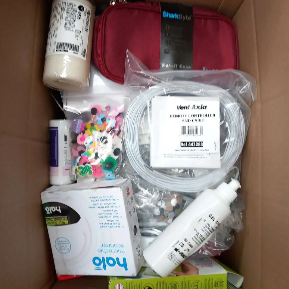 LARGE QUANTITY OF ASSORTED HOUSEHOLD PRODUCTS TO INCLUDE; NO MORE WASPS, CINDRELLA VHS, ONE FOR ALL REMOTE, BATMAN MEMORY GAME, NINJA GRILL COVER AND SCRATCH WORLD MAP