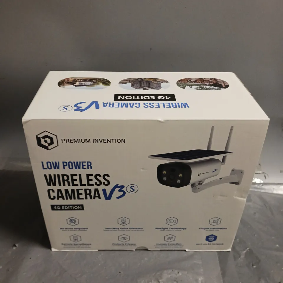 BOXED PREMIUM INVENTION WIRELESS CAMERA V3