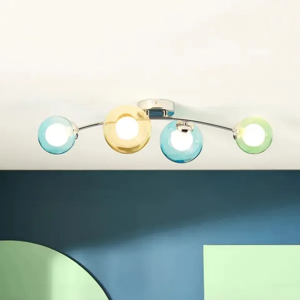 Eliza 4 Light Semi Flush Ceiling Light