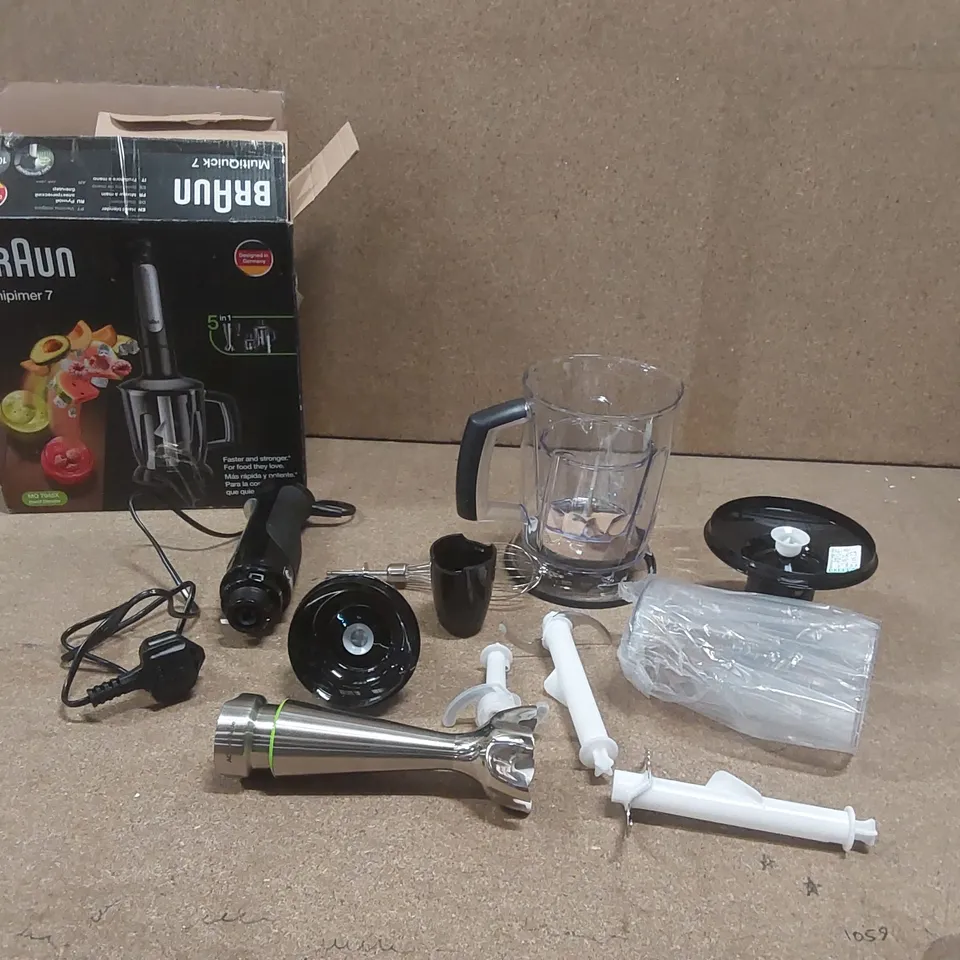 BOXED BRAUN MINIPIMER 7 HAND BLENDER