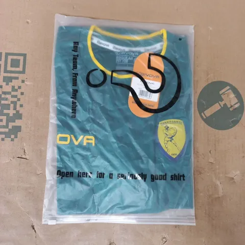BAGGED GIVOVA GARA PANETOLIKOS 2024/25 JERSEY IN GREEN SIZE LARGE