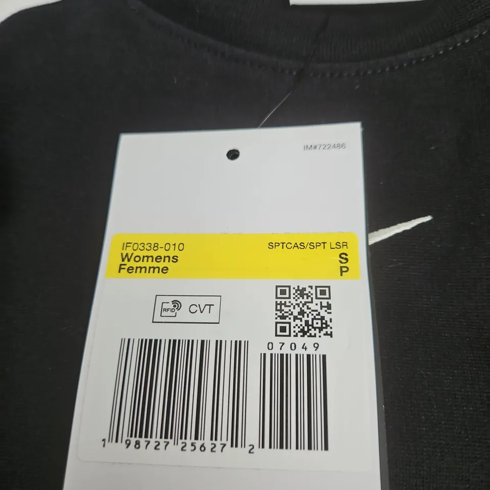 NIKE WOMEN'S BLACK LONG-SLEEVE TOP – SIZE S 