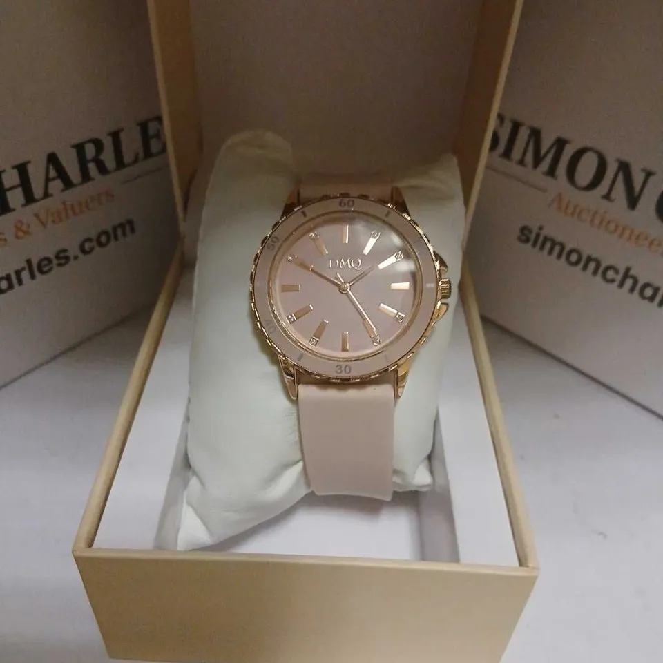 DIAMONIQUE SILICONE STRAP WATCH