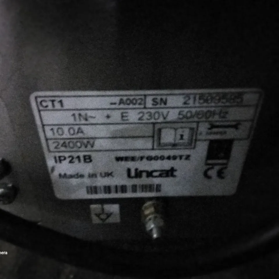 LINCAT DOUBLE SMOOTH PANINI CONTACT GRILL