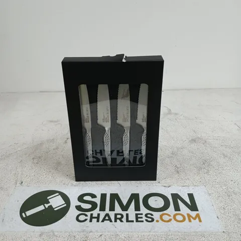 CURTIS STONE SET OF 4 SERRATED STEAK KNIVES