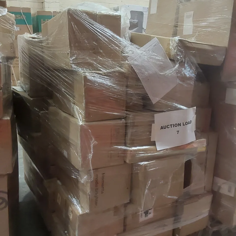 PALLET CONTAINING A VERY LARGE QUANTITY OF ASSORTED DESIGNER LIGHTING PRODUCTS