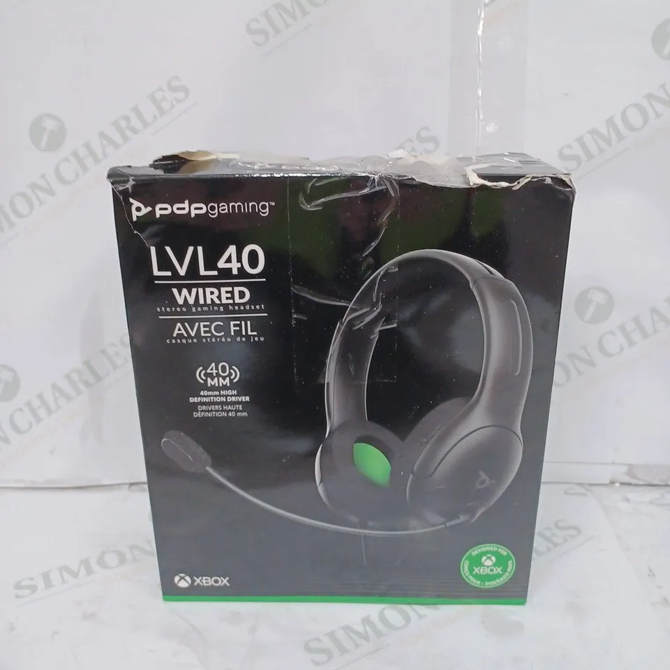 PDP LVL 40 WIRED XBOX GAMING HEADSET 