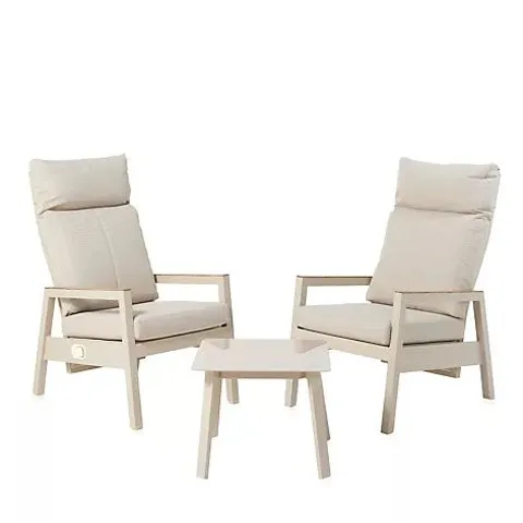MY GARDEN STORIES ALL SEASON 2 RECLINING CHAIRS & TABLE BISTRO SET (1 BOX)