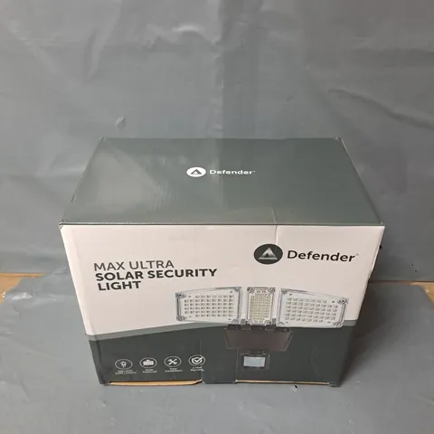 BOXED DEFENDER MAX ULTRA SOLAR SECURITY LIGHT