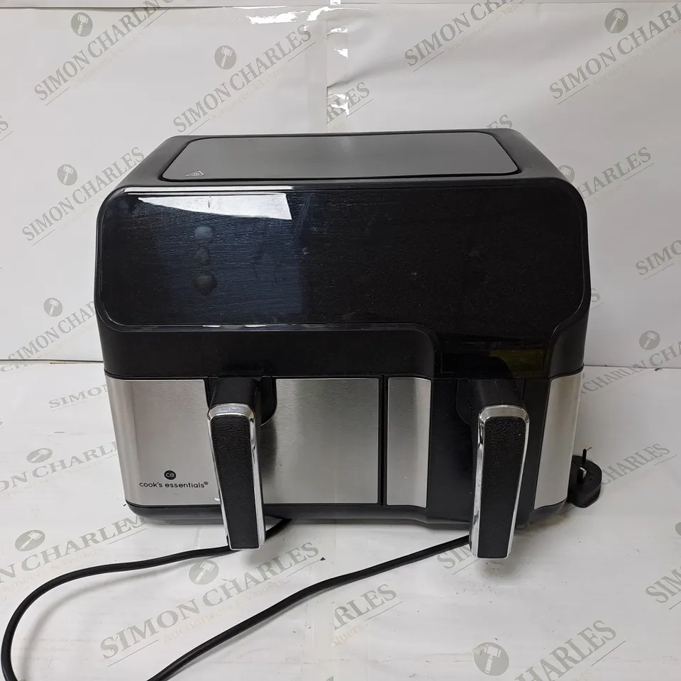 BOXED OUTLET COOK'S ESSENTIALS DUAL AIR FRYER