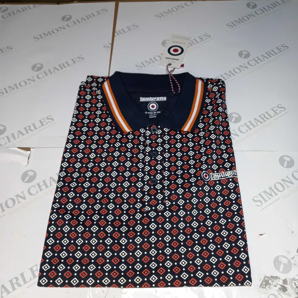 IAMBRELLA GEOMETRIC AOP POLO - MEDIUM
