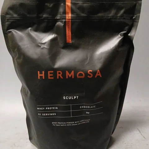 HERMOSA SCULPT GRASS-FED WHEY PROTEIN POWDER 1KG POUCH - CHOCOLATE