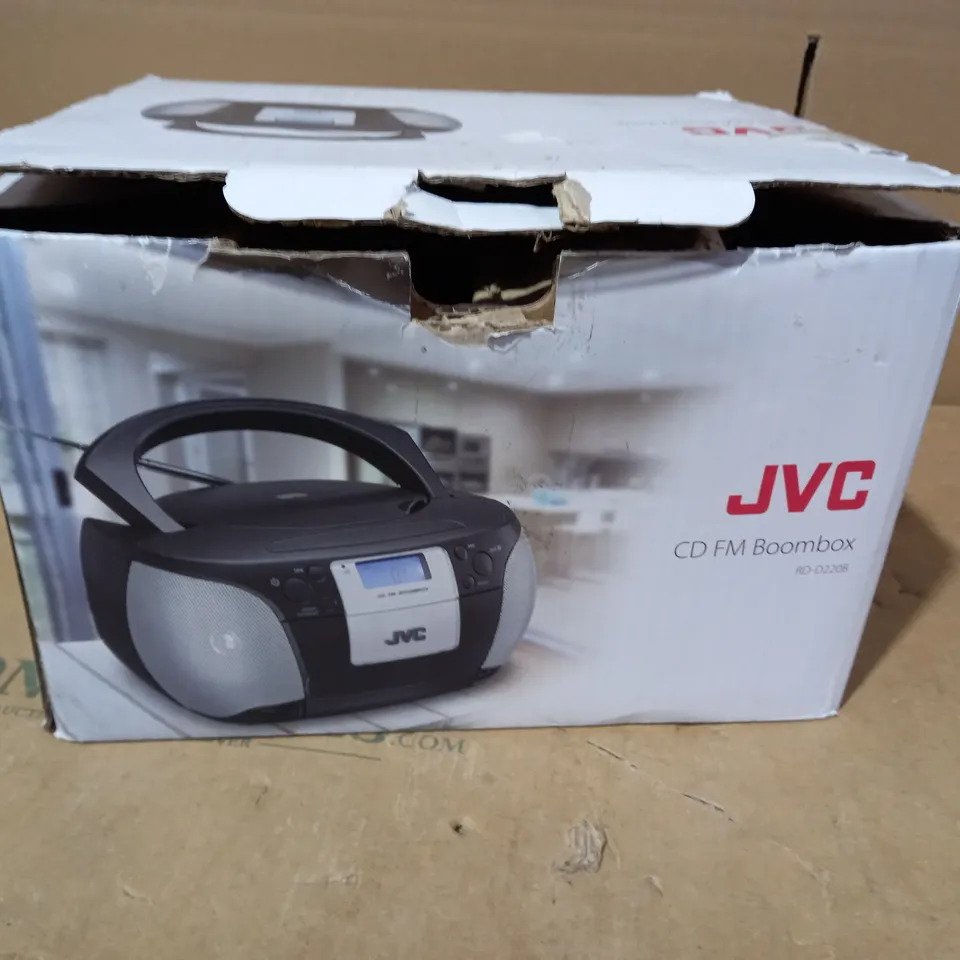 JVC CD FM BOOMBOX RD-D220B