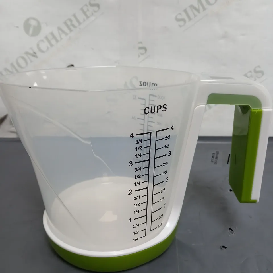 COOK'S ESSENTIALS 1 LITRE MEASURING BOWL SCALES