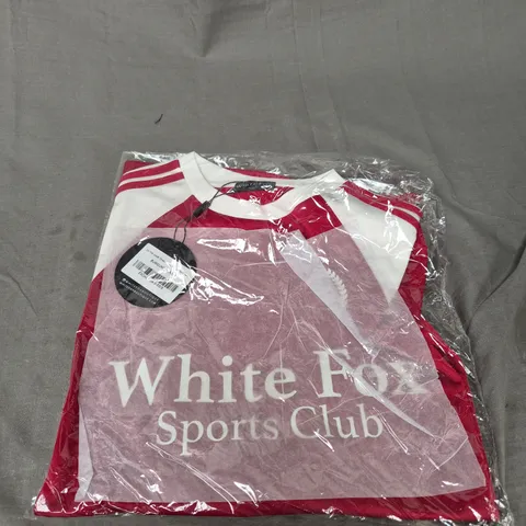 BAGGED WHITE FOX OVERSIZED JERSEY SIZE XS/S