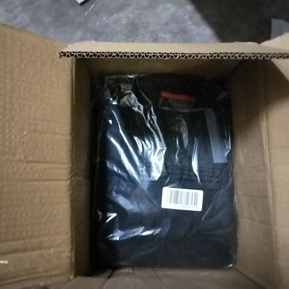 BOX OF APPROXIMATELY 16 ASSORTED BRAND NEW RUTH LANGSFORD BLACK COTTON CARDIGANS VARIOUS SIZES 