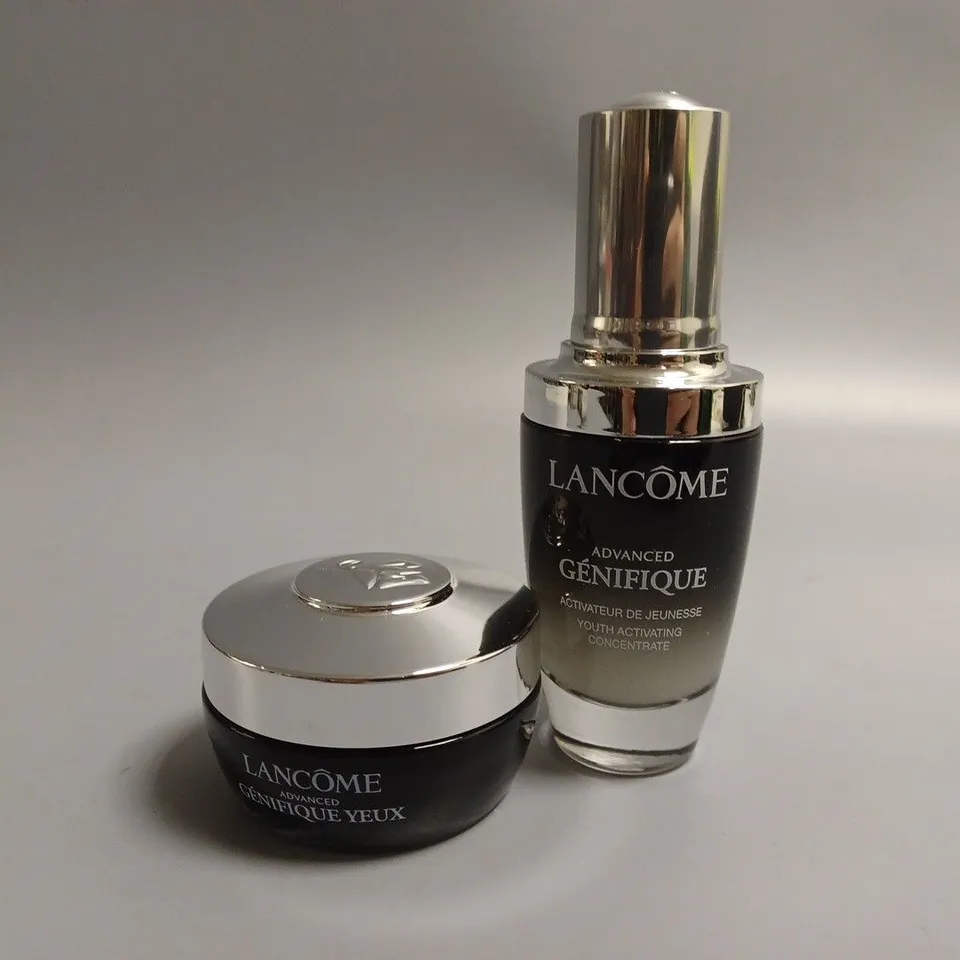 2 LANCOME ADVANCED GENIFIQUE PRODUCTS TO INCLUDE YOUTH ACTIVATING CONCENTRATE (30ml), EYE CREAM (15ml)