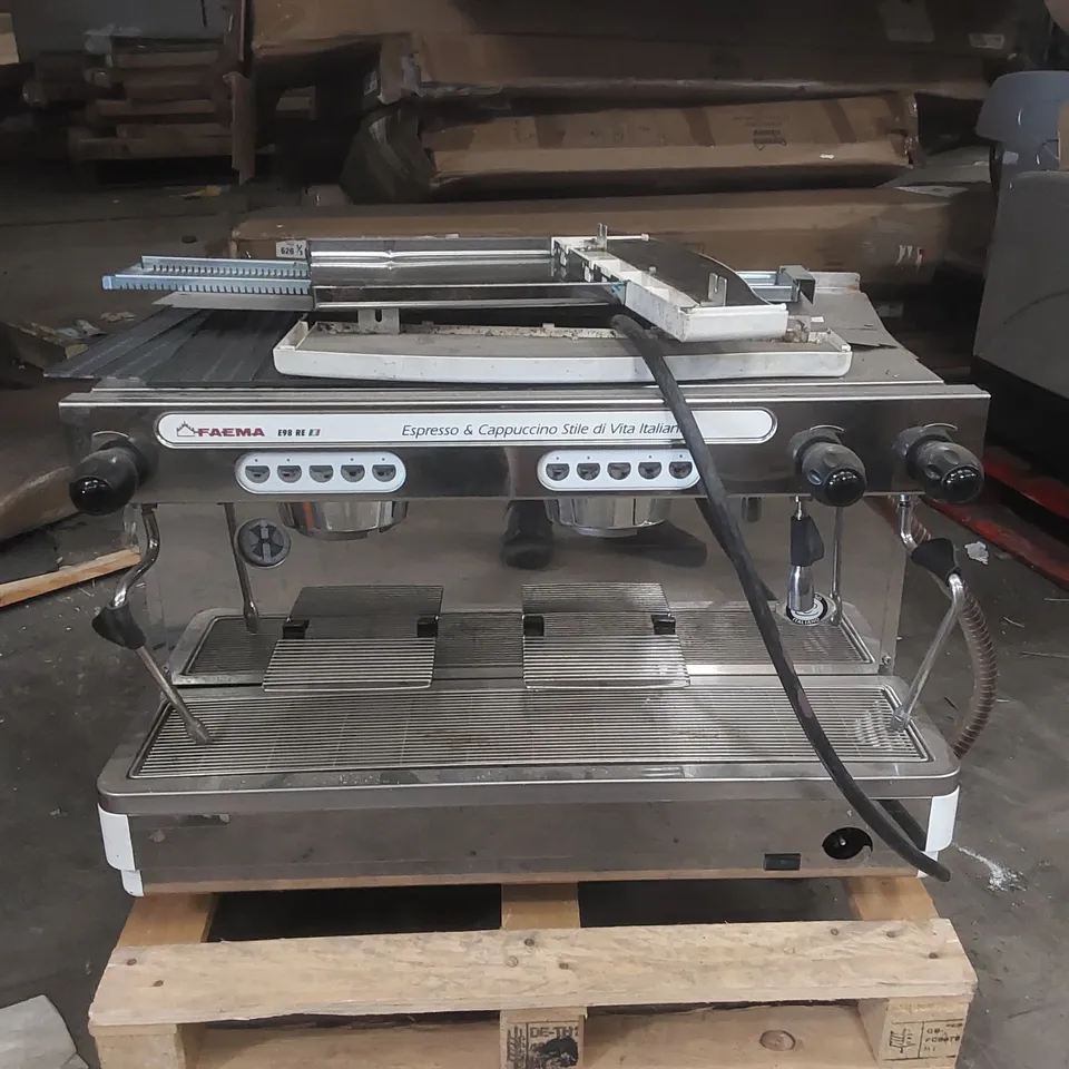 FAEMA E98 RE COMMERCIAL 2 GROUP COFFEE MACHINE
